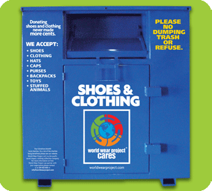 World Wear Project Clothing Recycle Bin